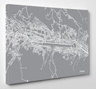 Cusco, Peru Street Map Print Feature Wall Art Poster 7179L