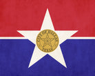 Dallas Texas City Flag Print