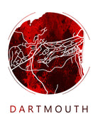 Dartmouth Street Map Custom Wall Map Poster