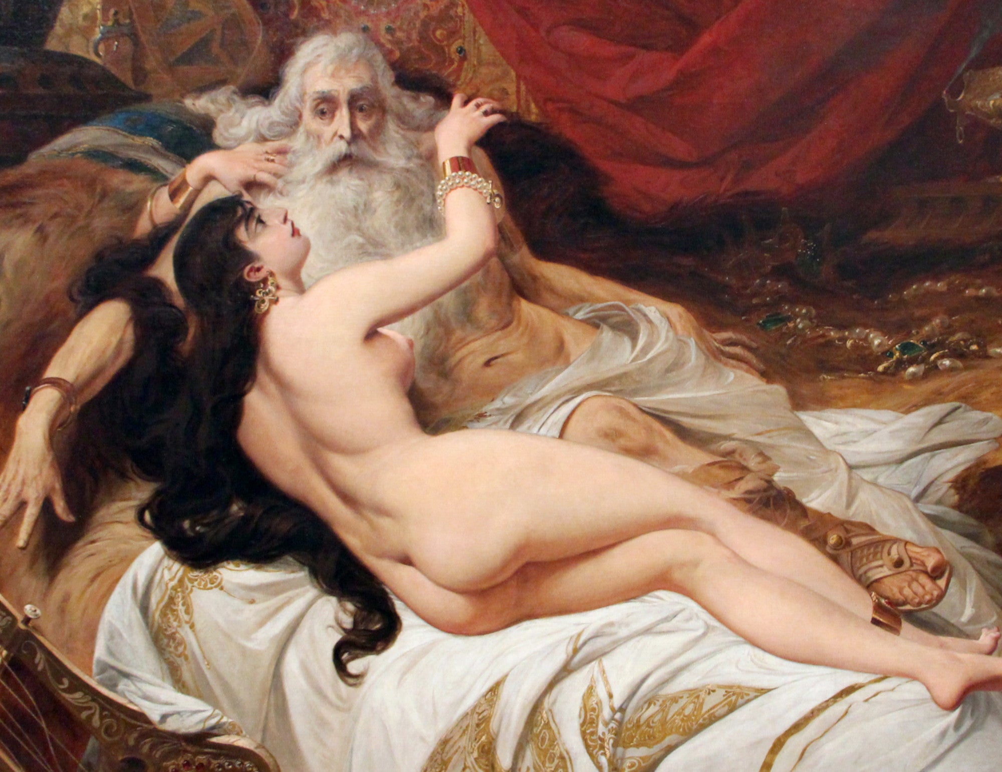 Pedro Américo Fine Art Print, David and Abishag