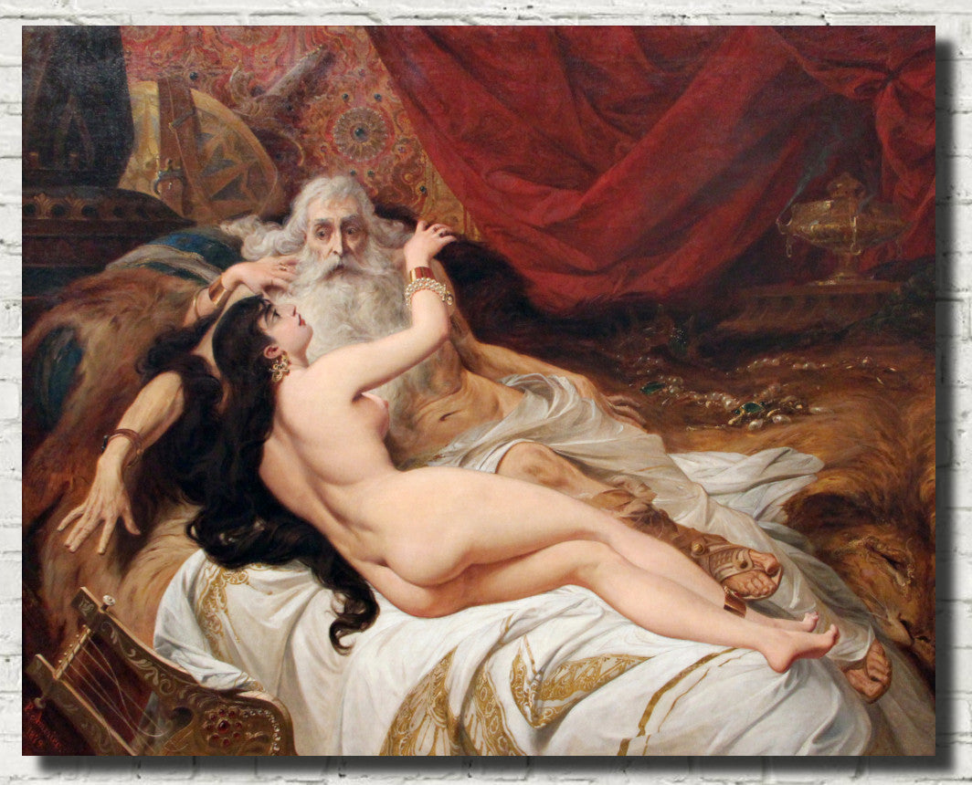 Pedro Américo Fine Art Print, David and Abishag