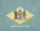 Delaware State Flag Print