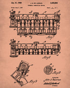 DeLorean Blueprint Car Engine Automotive Patent Print - OnTrendAndFab