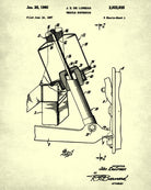 DeLorean Blueprint Car Suspension Patent Print - OnTrendAndFab