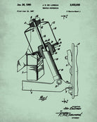 DeLorean Blueprint Car Suspension Patent Print - OnTrendAndFab