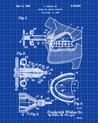 Dentures Patent Print Dentist Office Decor