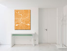 Des Moines City Street Map Print Modern Feature Wall Art Poster