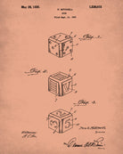 Dice Patent Print Gaming Wall Art Gambling Poster - OnTrendAndFab