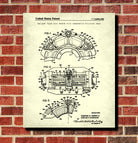 Disc Brake Patent Print Garage Blueprint Workshop Poster