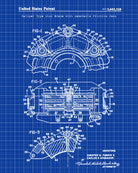 Disc Brake Patent Print Garage Blueprint Workshop Poster