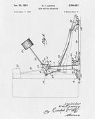 Drum Kick Patent Print Drumming Blueprint Music Poster - OnTrendAndFab