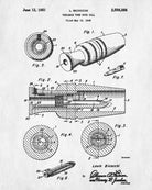 Duck Caller Patent Print Hunting Blueprint Shooting Poster