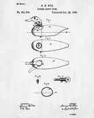 Duck Decoy Patent Print Hunting Wall Art Shooting Poster