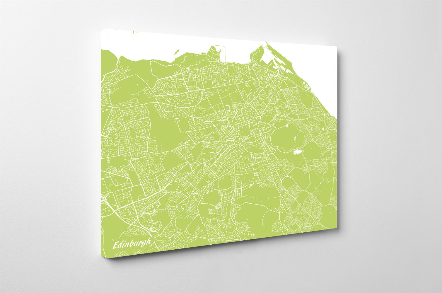 Edinburgh City Street Map Print Modern Art Poster Home Decor - OnTrendAndFab