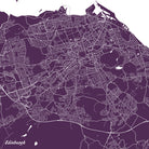 Edinburgh City Street Map Print Modern Art Poster Home Decor - OnTrendAndFab