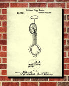Egg Beater Patent Print Whisk Blueprint Kitchen Poster - OnTrendAndFab