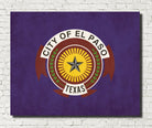El Paso Texas City Flag Print
