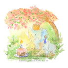 Birthday Elephant Cute Children's Nursery Wall Art Print