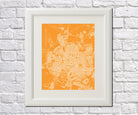 Erbil, Iraq Street Map Print Feature Wall Art Poster