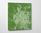 Erbil, Iraq City Street Map Print Custom Wall Map