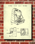 Espresso Patent Print Coffee Blueprint Kitchen Cafe Poster - OnTrendAndFab