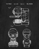 Espresso Machine Patent Print Coffee Blueprint Kitchen Cafe Poster - OnTrendAndFab
