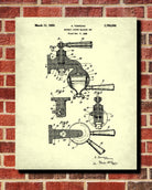 Espresso Machine Blueprint Coffee Patent Print Kitchen Cafe Poster - OnTrendAndFab
