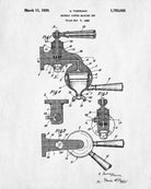 Espresso Machine Blueprint Coffee Patent Print Kitchen Cafe Poster - OnTrendAndFab