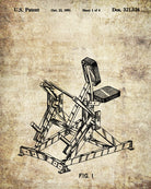Exercise Equipment Patent Poster Gym Art Print - OnTrendAndFab
