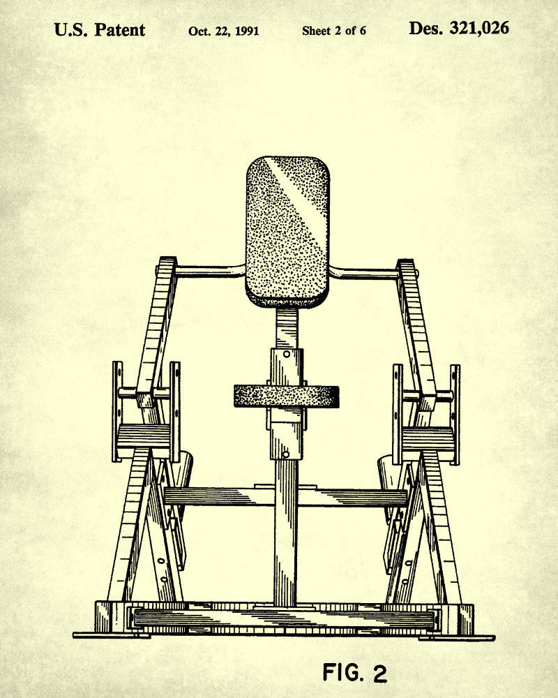 Exercise Equipment Patent Poster Gym Art Print - OnTrendAndFab