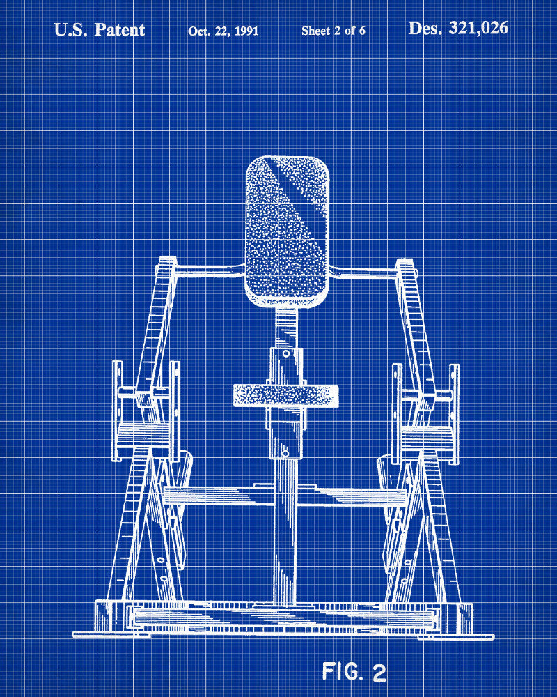 Exercise Equipment Patent Poster Gym Art Print - OnTrendAndFab