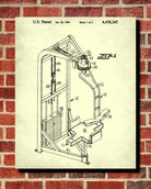 Exercise Equipment Patent Poster Gym Art Print - OnTrendAndFab