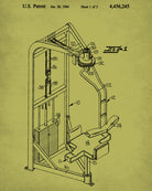 Exercise Equipment Patent Poster Gym Art Print - OnTrendAndFab