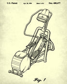 Exercise Equipment Patent Poster Gym Art Print - OnTrendAndFab