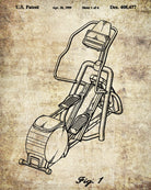 Exercise Equipment Patent Poster Gym Art Print - OnTrendAndFab