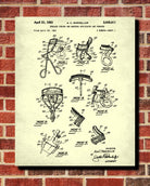 Eyelash Curler Patent Print Salon Blueprint Beauty Poster