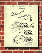 Eyeliner Patent Print Makeup Beauty Poster Salon Blueprint