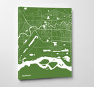 Fairbanks City Street Map Print Custom Wall Map