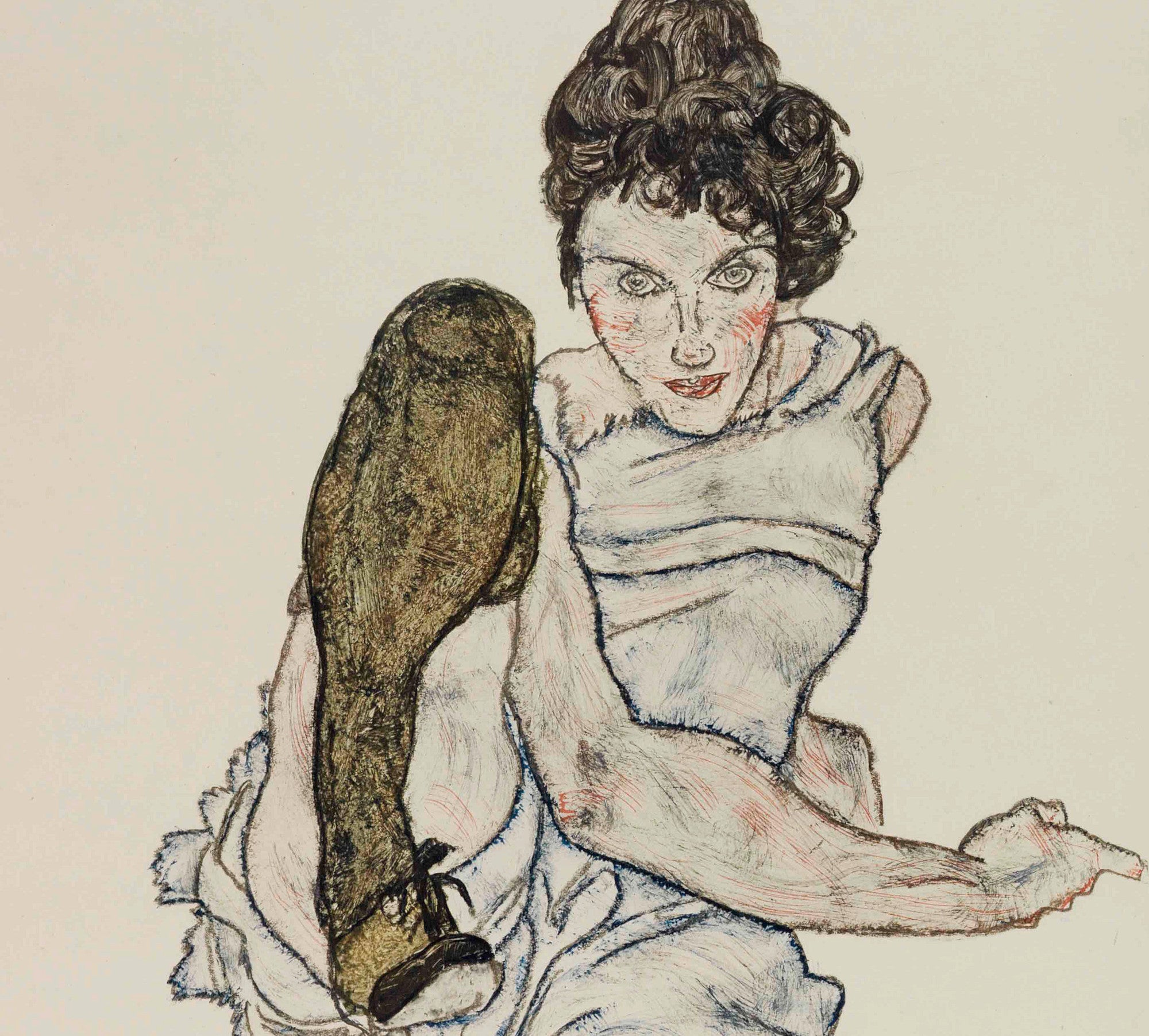 Female Portrait, Egon Schiele Fine Art Print