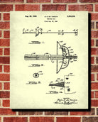 Fencing Patent Print Foil Blueprint Sports Poster