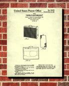 Fender Amp Patent Print Musical Instrument Blueprint Amplifier Poster