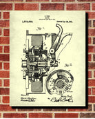 Ford Clutch Patent Print Car Blueprint Workshop Poster - OnTrendAndFab