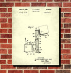Forklift Patent Print Handling Equipment Office Poster