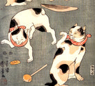Utagawa Kuniyoshi, Japanese Fine Art Print, Four Cats