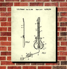 Guitar Blueprint Guitar Patent Print Musical Instrument Poster