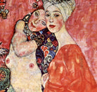 Gustav Klimt Fine Art Print, Girlfriends, Nude