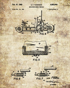 Go Kart Patent Print Racing Wall Art Track Car Poster