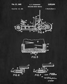 Go Kart Patent Print Racing Wall Art Track Car Poster