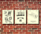 Klondike Gold Rush Posters Mining Patent Prints Set 3