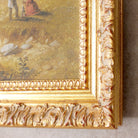 Baroque wooden frame - corner close up view